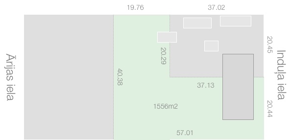 Mājas Induļa ielā 6 detālplāns